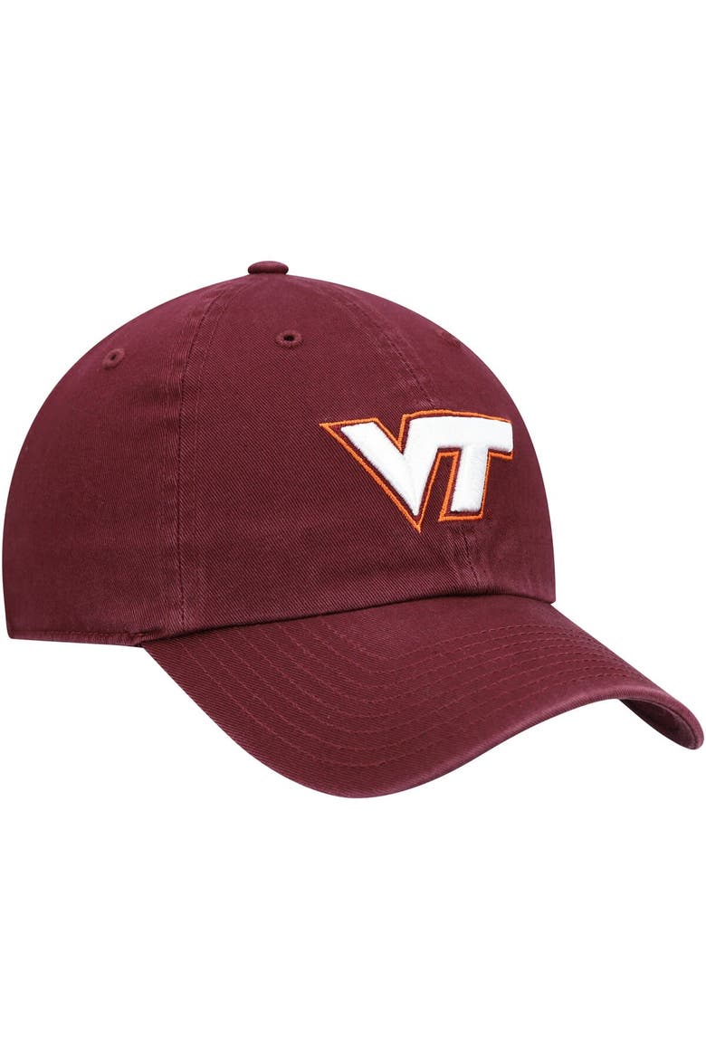 Men's '47 Maroon Virginia Tech Hokies Clean Up Adjustable Hat, Alternate, color, Maroon
