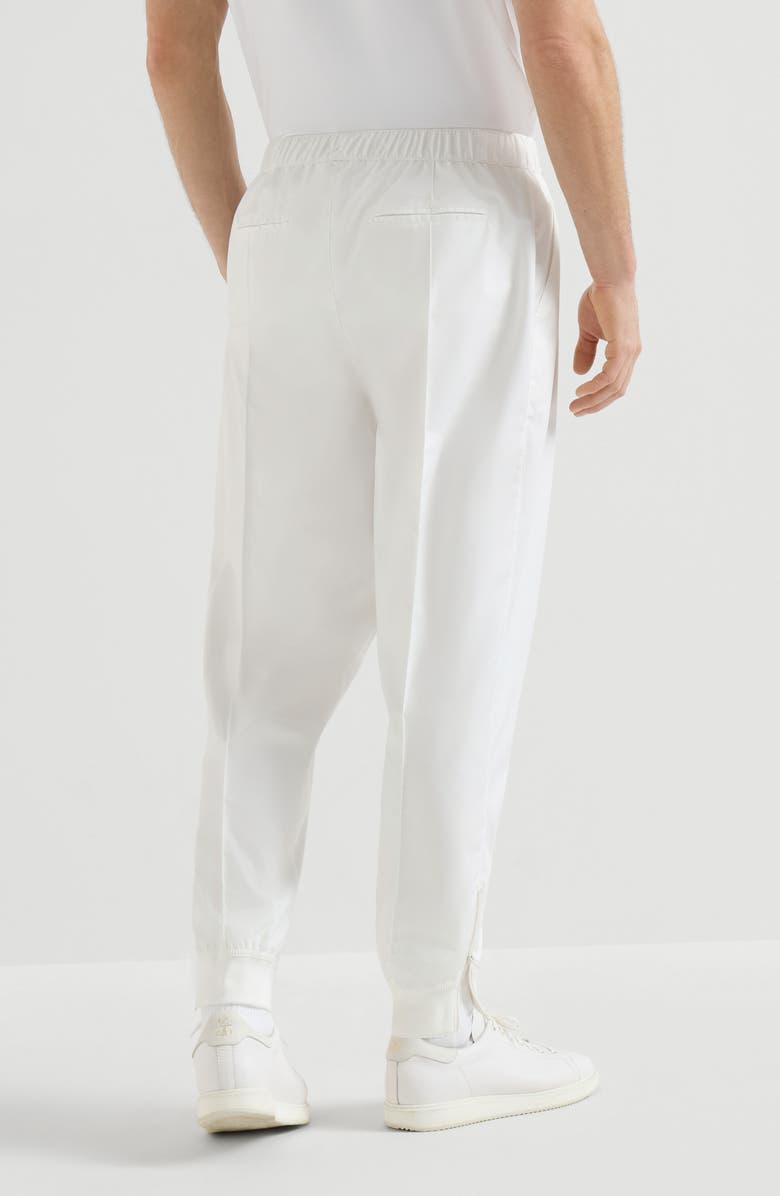 Brunello Cucinelli Nylon trousers, Alternate, color, White