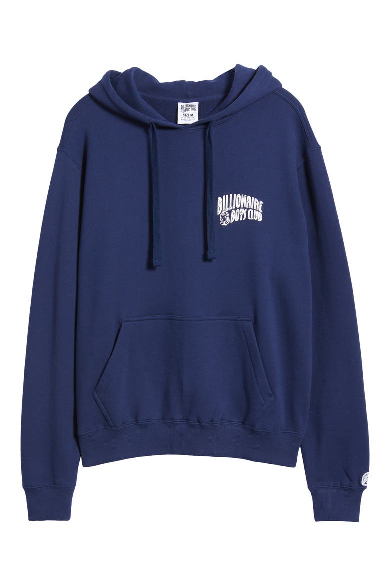 Arch Logo Graphic Hoodie, Alternate, color, MEDIEVAL BLUE