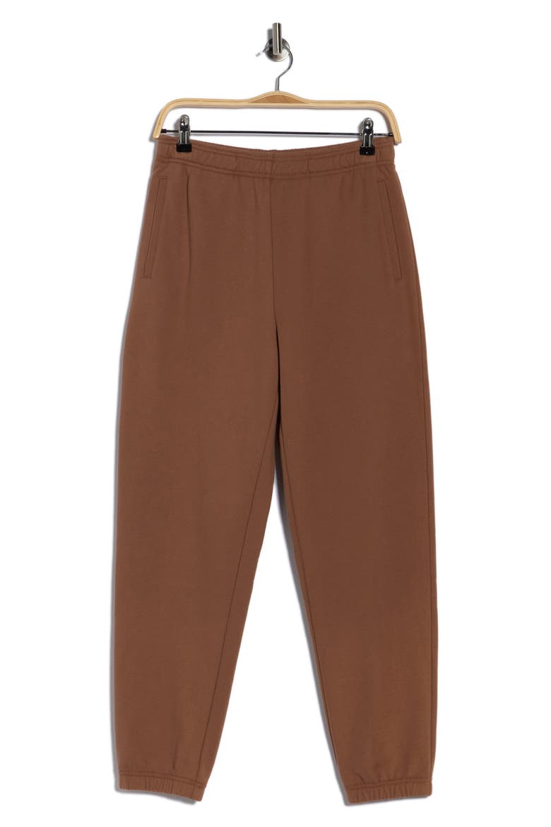 French Terry Sweatpants, Alternate, color, CHOCOLATE