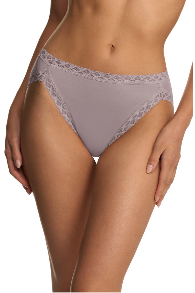 Bliss Cotton French Cut Briefs, Main, color, SILVER PEONY