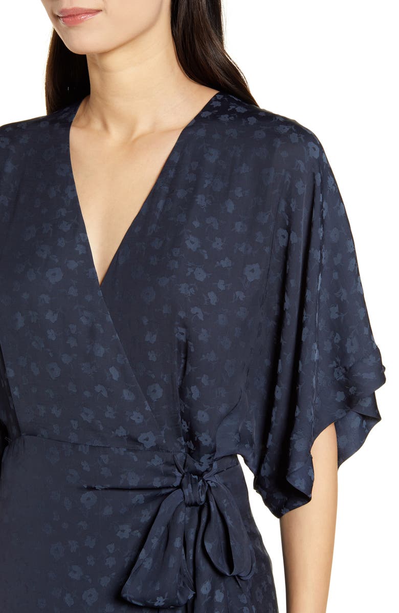 Chelsea28 Floral Wrap Dress, Alternate, color, 