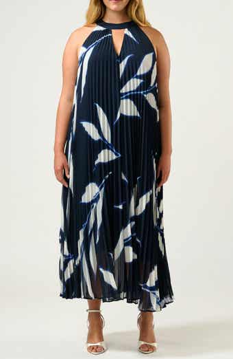 Breezy Pleated Sleeveless Dress