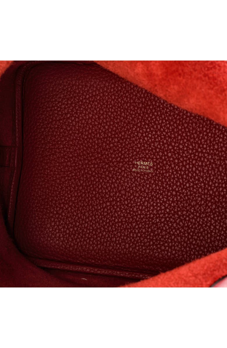 Pre-Owned Hermes Picotin Lock Bag Clemence MM, Alternate, color, Rouge Vif