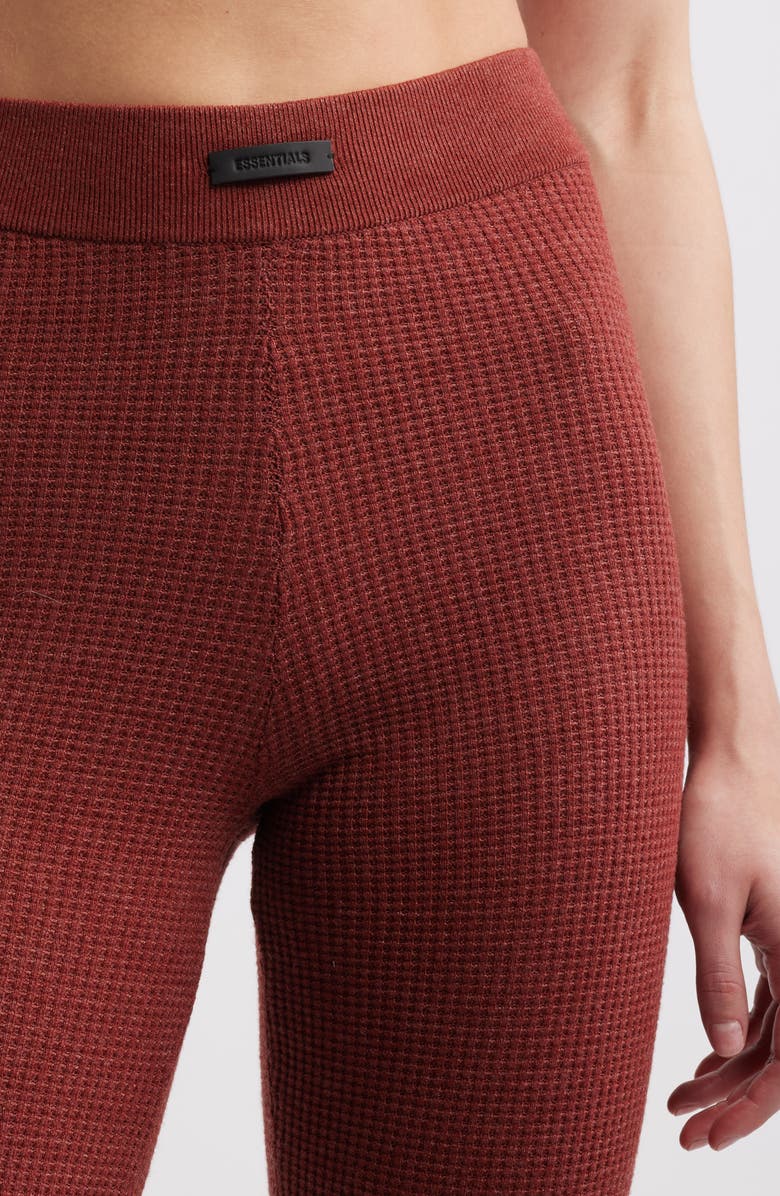 Fear of God Essentials Waffle Knit Leggings, Alternate, color, 