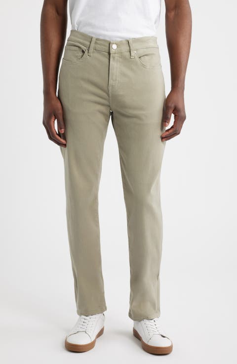 L'Homme Slim Fit Five-Pocket Twill Pants