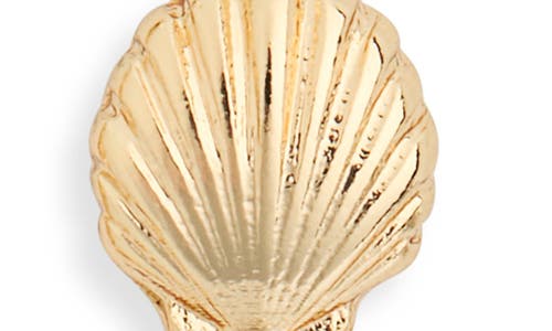 Nordstrom Rack Shell Linear Drop Earrings In Gold