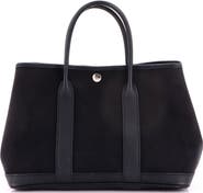 Pre-Owned Hermes Garden Party Tote Toile and Leather 30