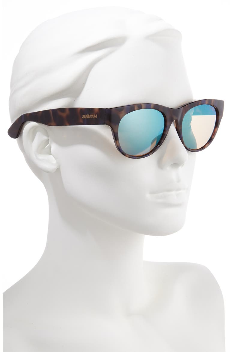 Sophisticate 54mm ChromaPop™ Cat Eye Sunglasses, Alternate, color, TORTOISE/ VIOLET BLUE