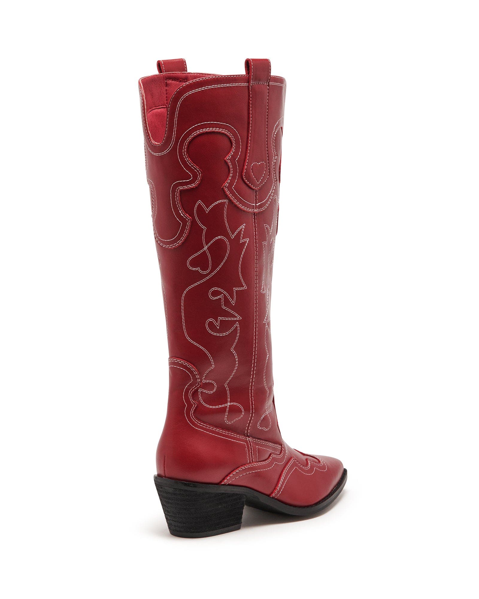 Malvin Western Boot, Alternate, color, CHERRY SMOOTH PU