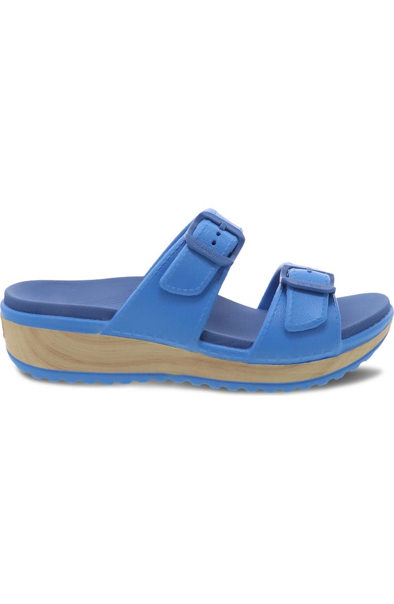 Dansko Kandi Slide Sandal, Alternate, color, Blue