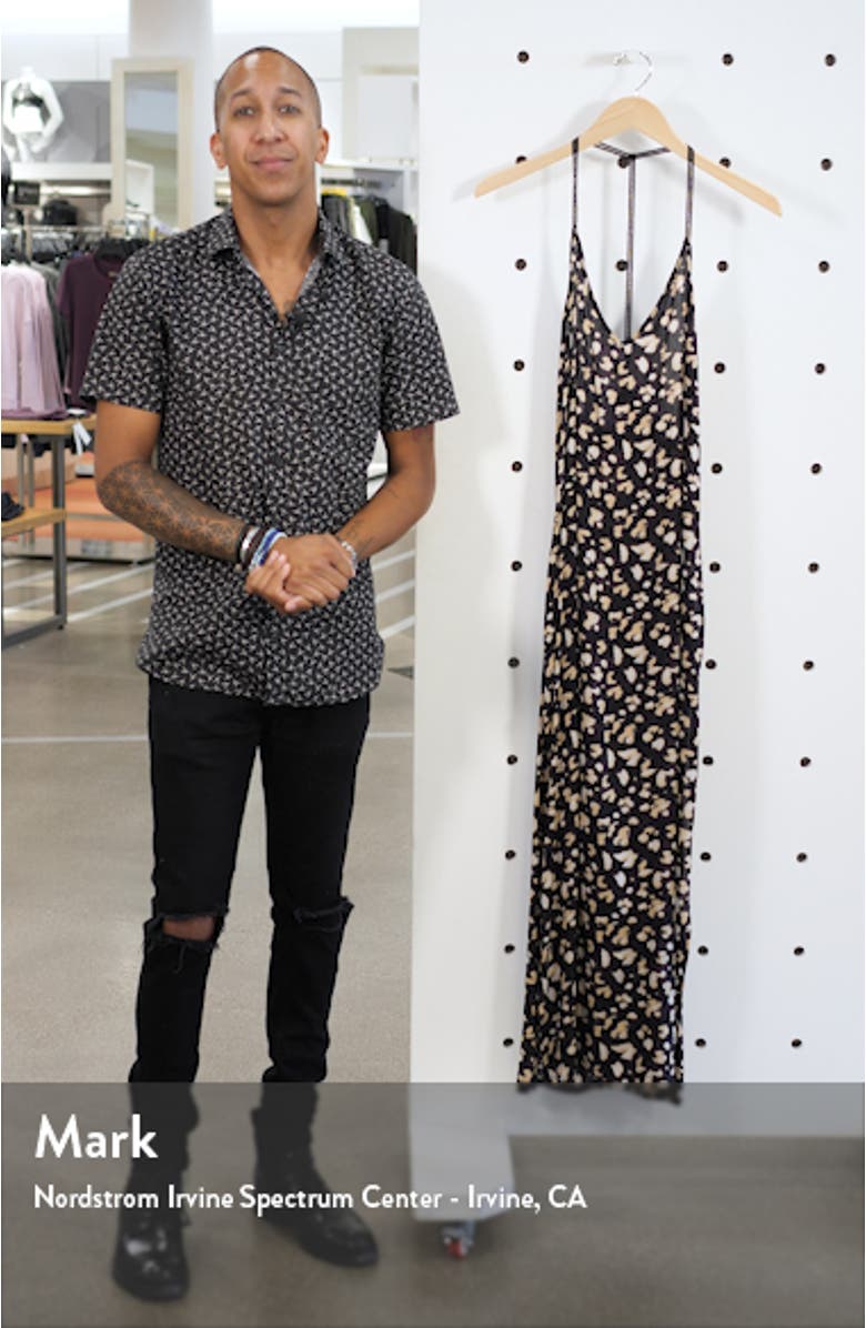 Printed Maxi Cover-Up Dress, sales video thumbnail