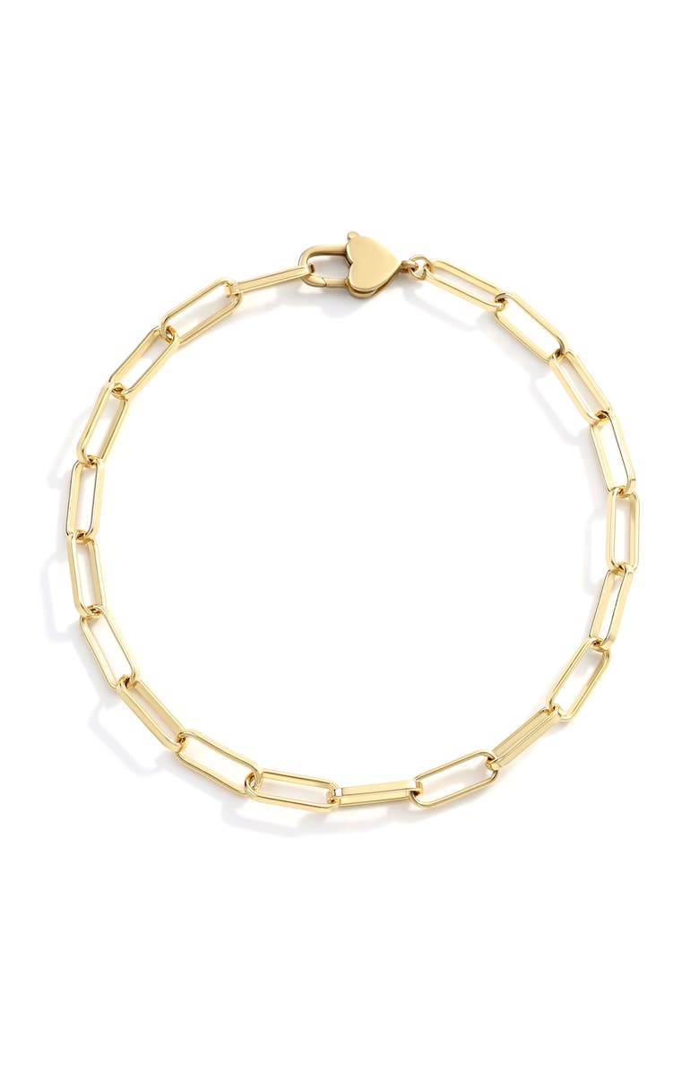 Mint 
Lily Heart Padlock Bracelet, Main, color, 18K Gold Plated