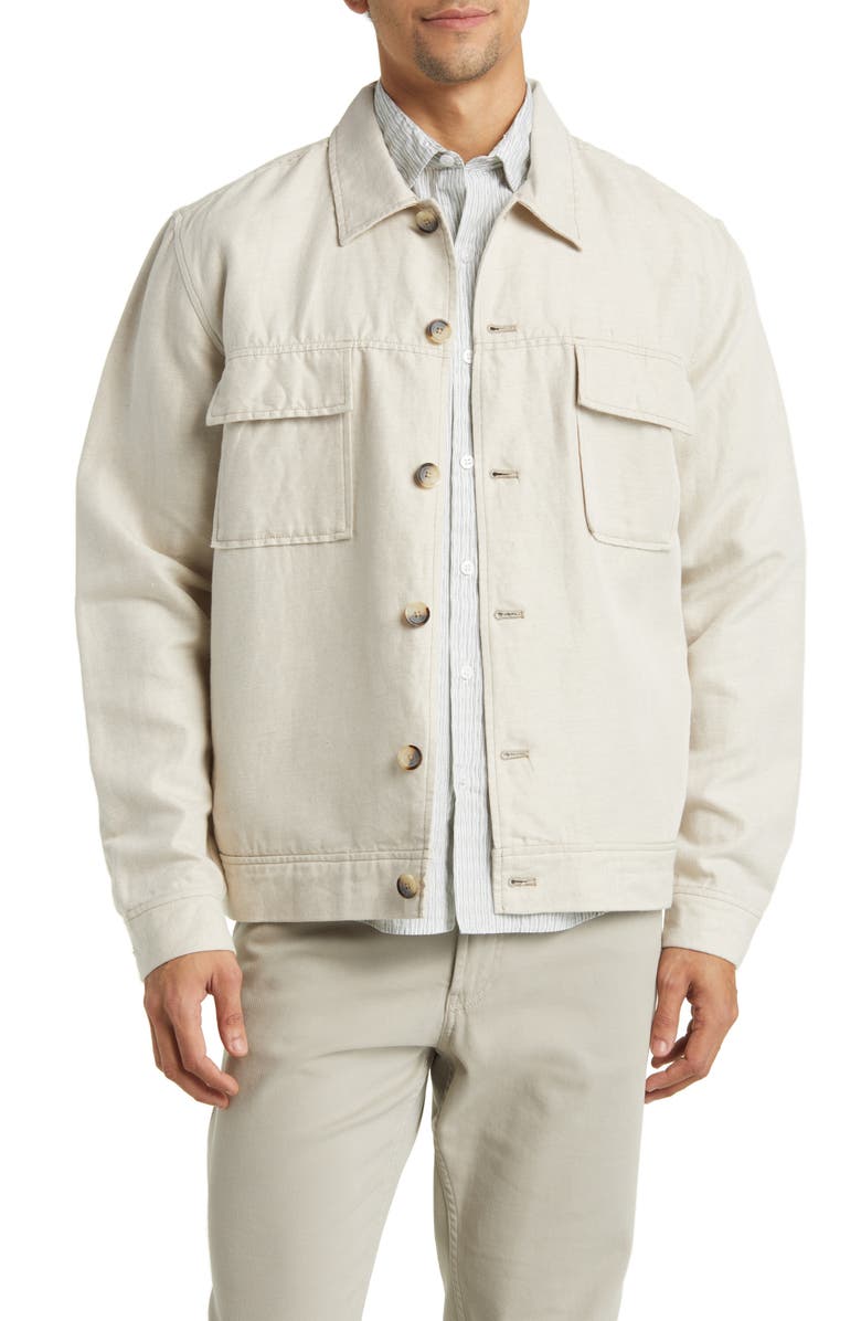 Rodd & Gunn Sawnson Cotton & Linen Field Jacket, Main, color, 