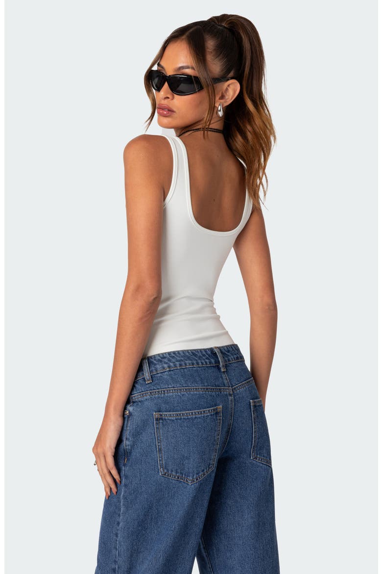 Azura Cutout Bodysuit, Alternate, color, WHITE