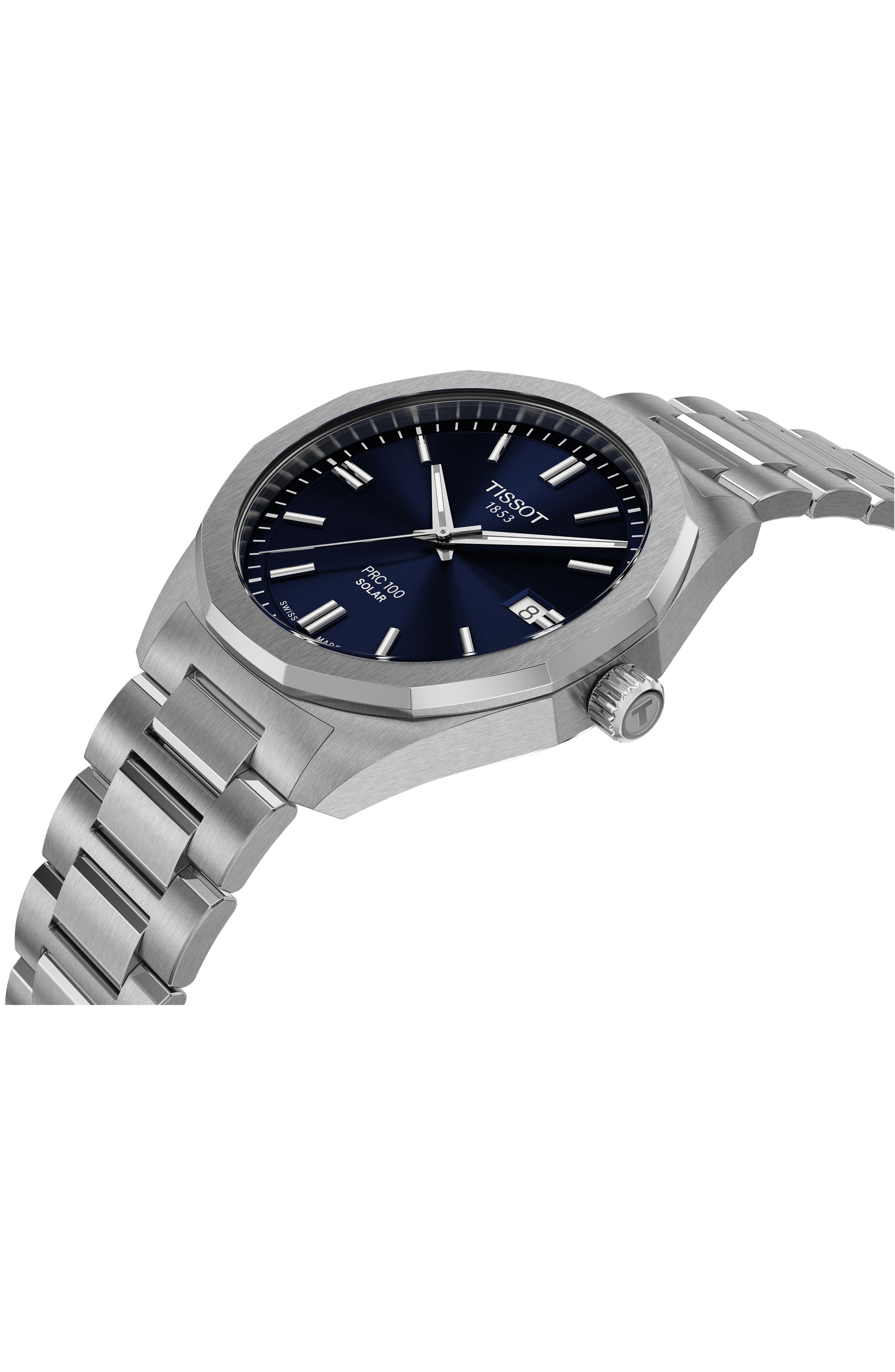 PRC 100 Solar Quartz Bracelet Watch, 39mm (Men) | Nordstrom