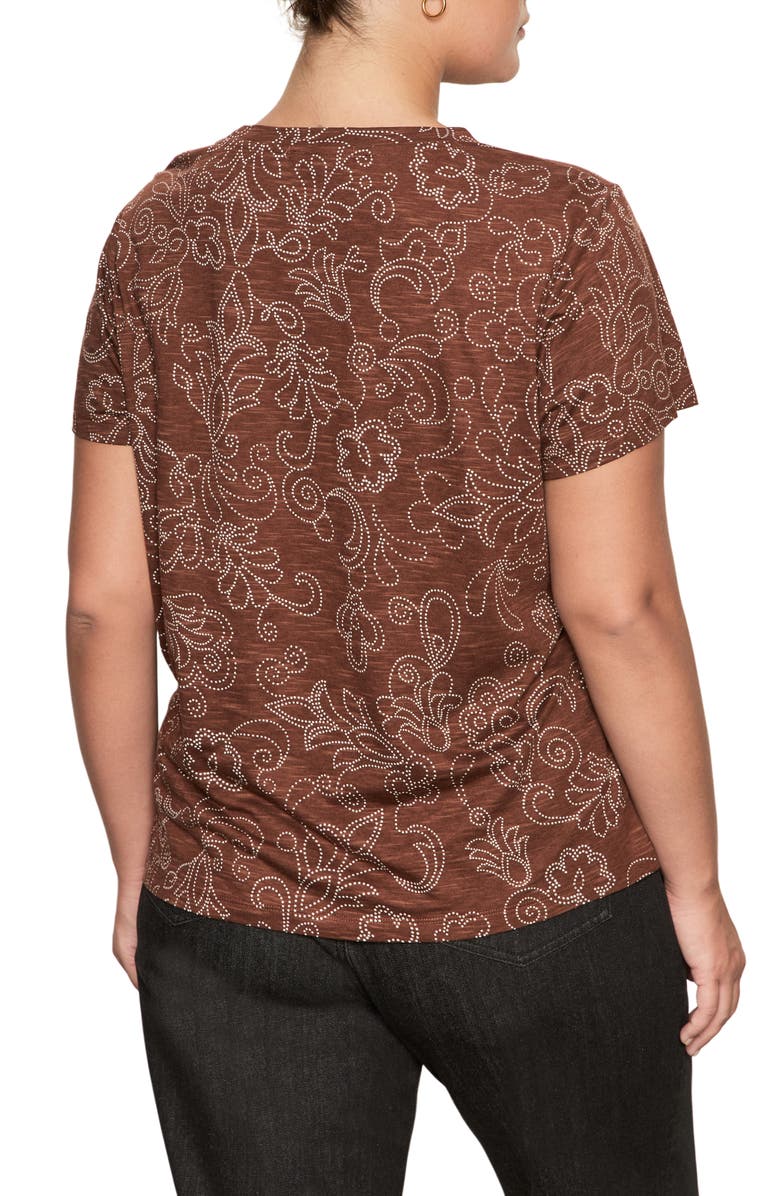 Sanctuary The Perfect T-Shirt, Alternate, color, Boheme Brown
