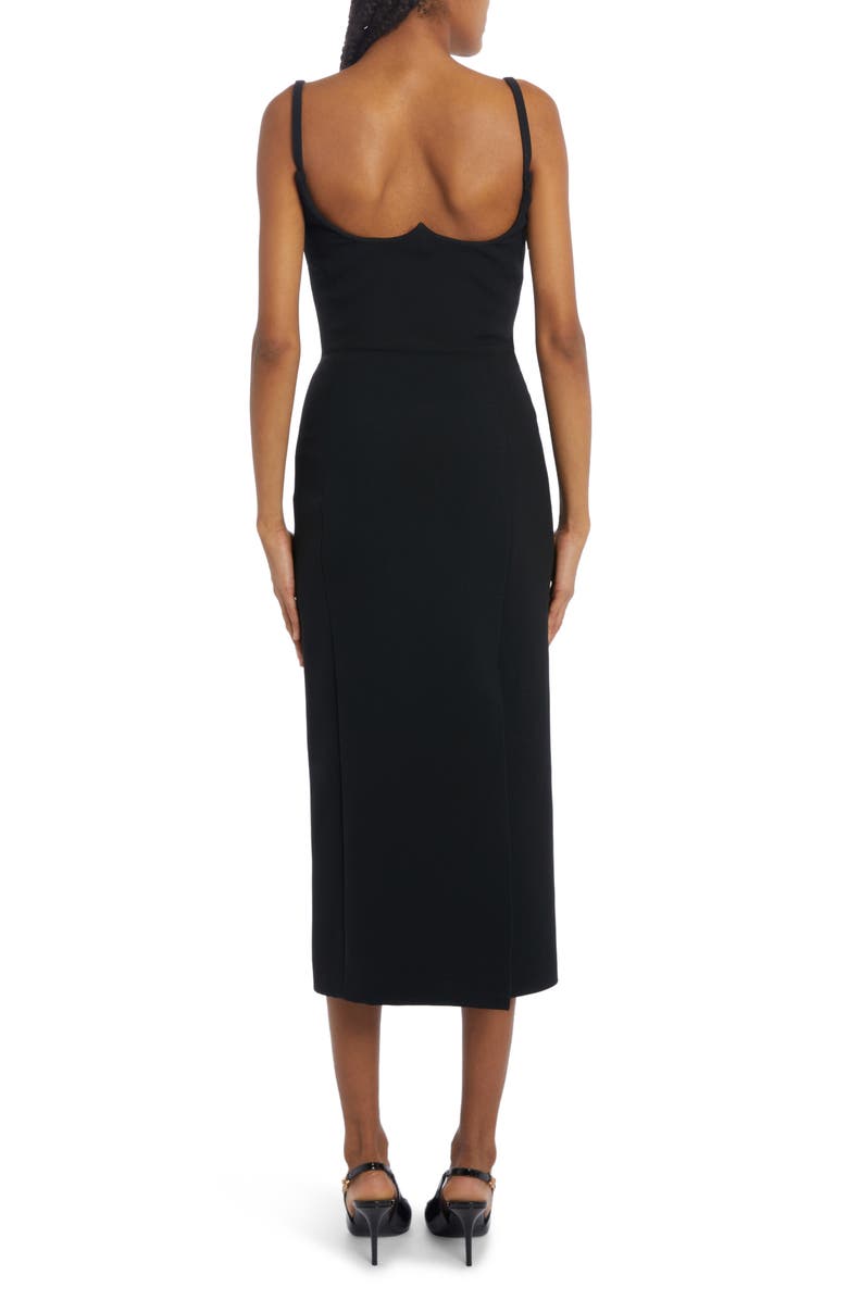 Versace Medusa Silk Cocktail Dress, Alternate, color, 