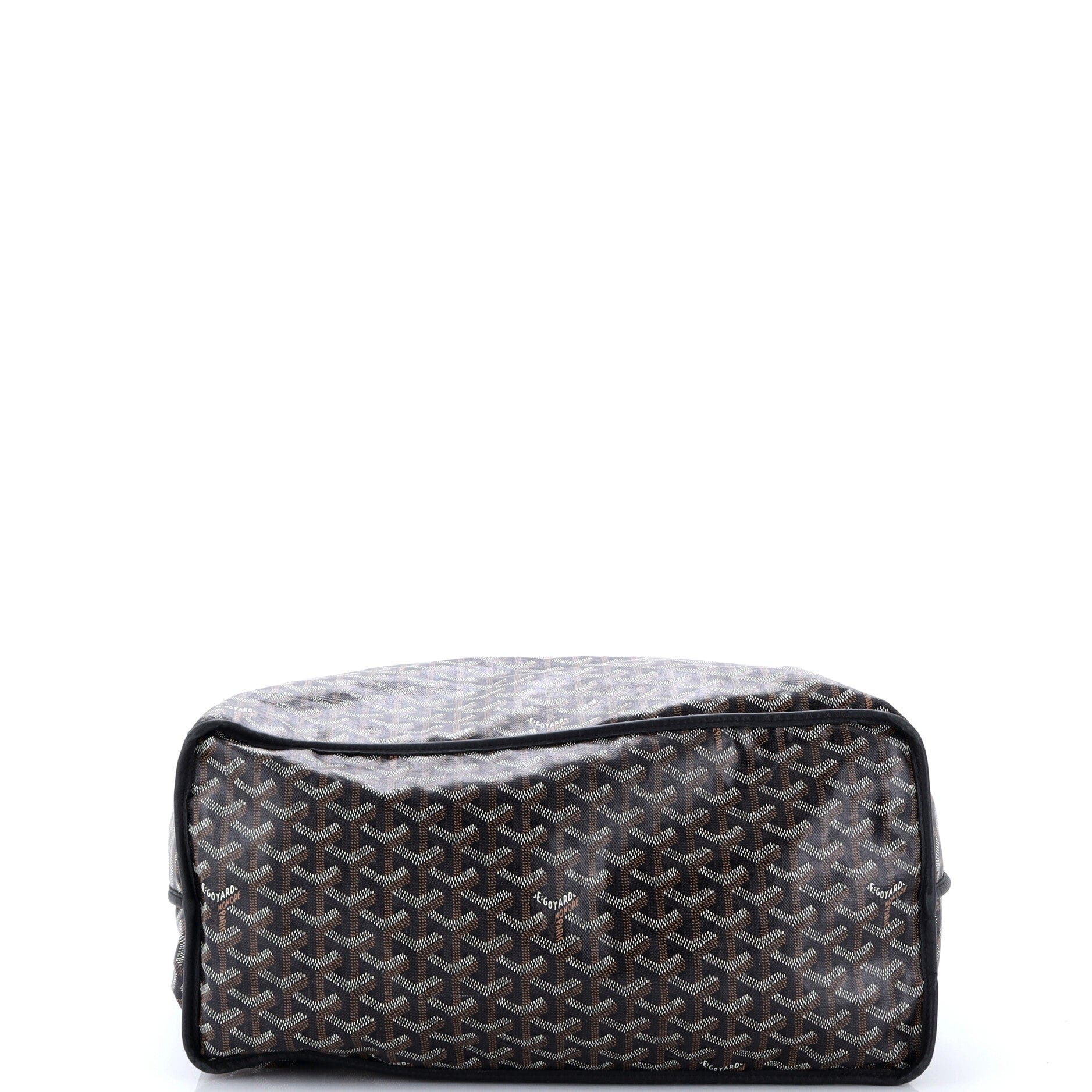 Anjou Reversible Tote Coated Canvas GM, Alternate, color, Black