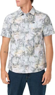 O'Neill Terrace Standard Fit Short Sleeve Button-Up Shirt
