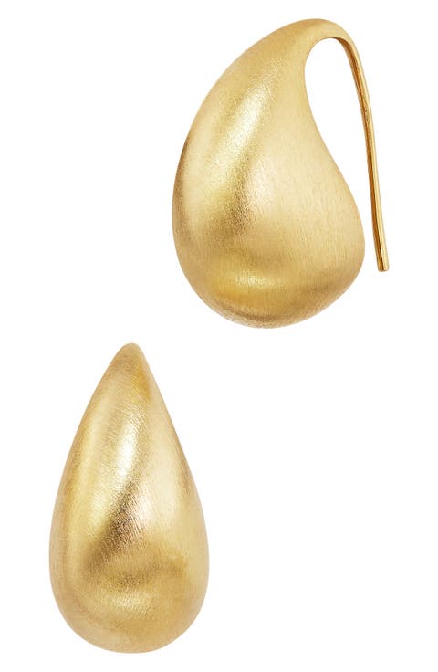 Baby Teardrop Threader Earrings
