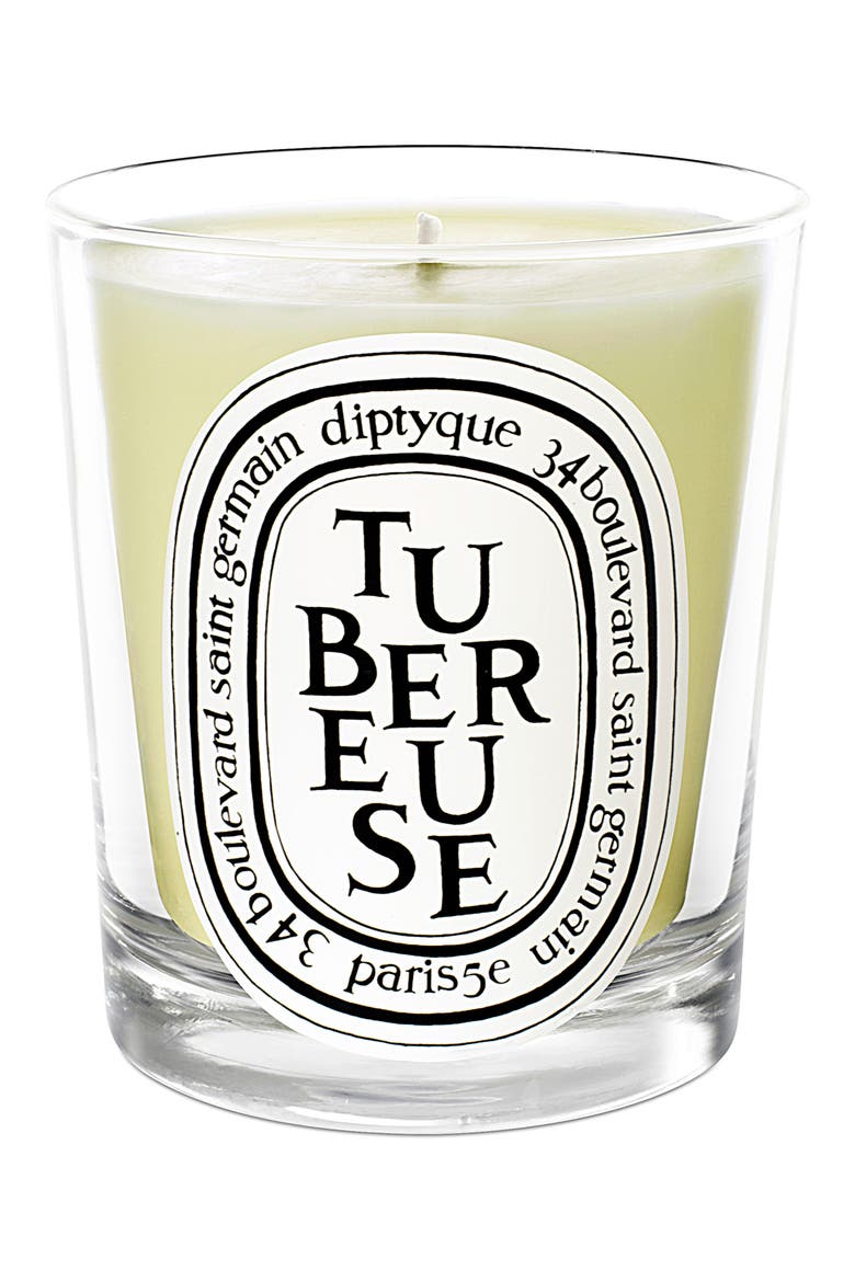 Tubereuse (Tuberose) Scented Candle, Main, color, CLEAR VESSEL