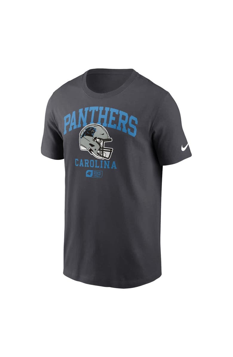 Nike Men's Nike Anthracite Carolina Panthers Helmet Essential T-Shirt, Alternate, color, Anthracite