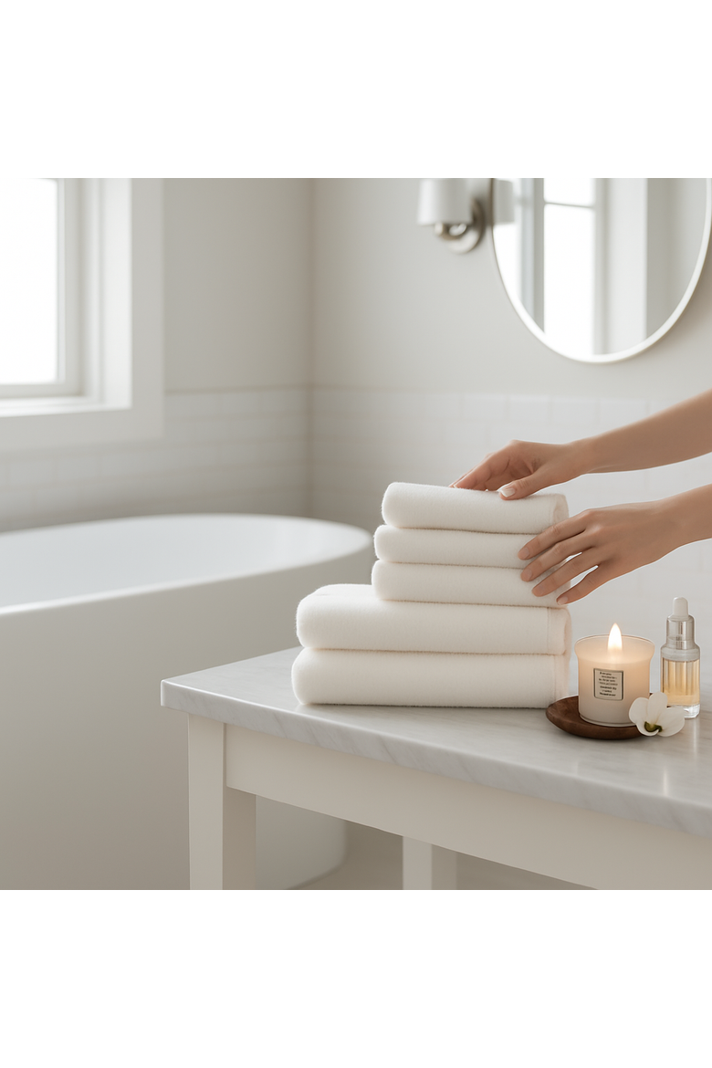 Organic Cotton Bath Towel, Alternate, color, White