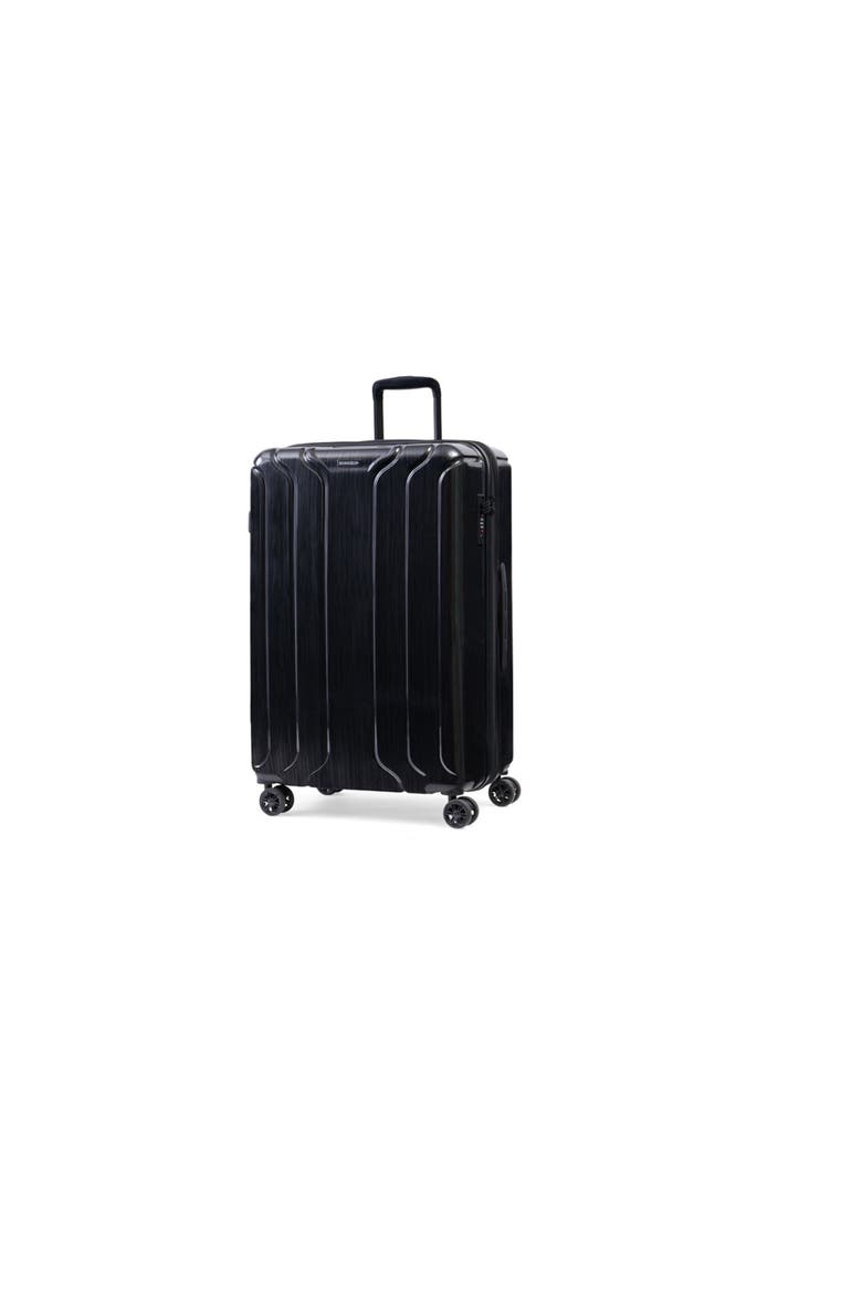 New York Elite 3 Piece (20"/24"/28") Luggage Set With Powerbank & 3 Packing Cubes, Alternate, color, Black