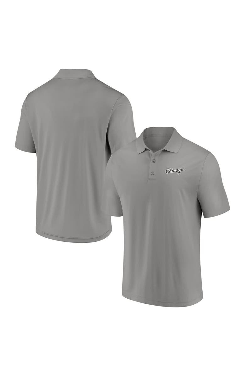 FANATICS Men's Fanatics Gray Chicago White Sox Component Polo, Main, color, Gray
