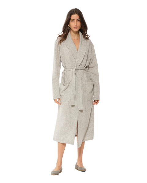Pure Cashmere Knit Robe