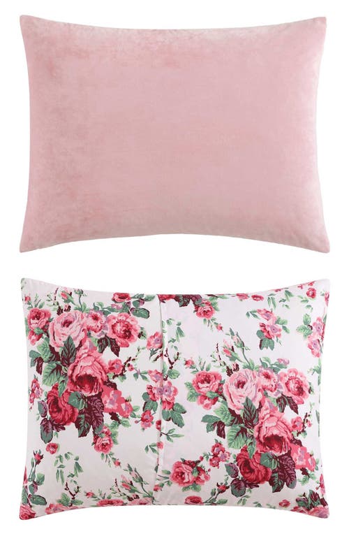 BETSEY JOHNSON BETSEY JOHNSON VELVET SOLID COMFORTER & SHAM SET