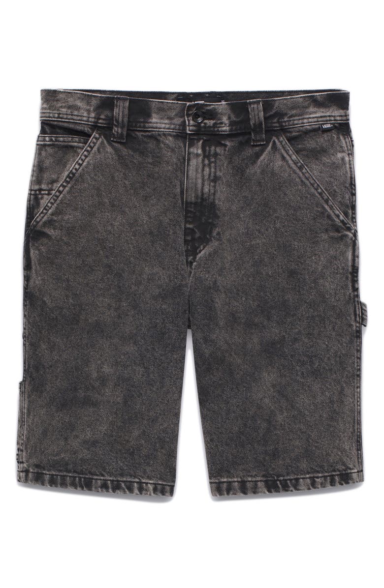 Vans Drill Chore Loose Fit Denim Shorts, Alternate, color, Stonewash Black