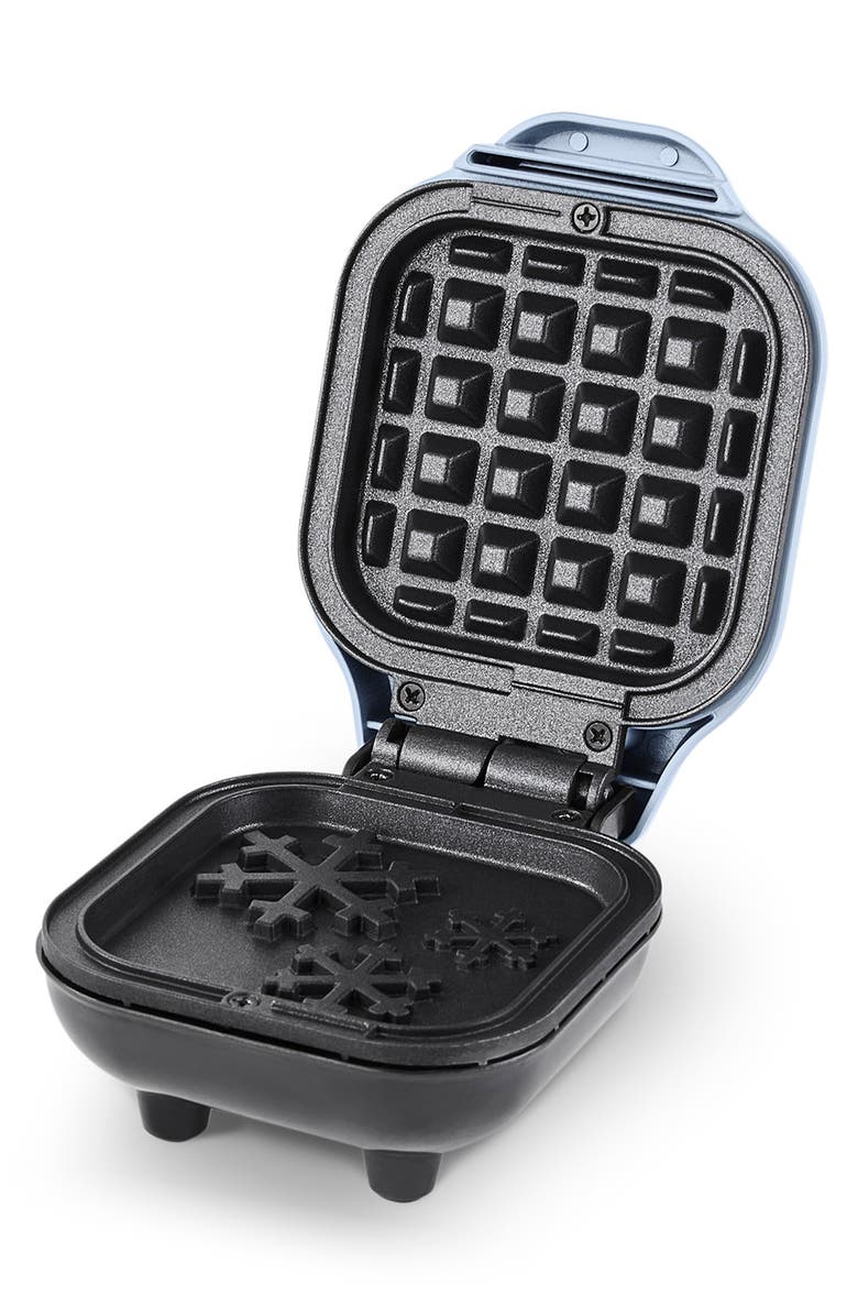 Dash Snowflake Mini Waffle Maker, Alternate, color, Light Blue