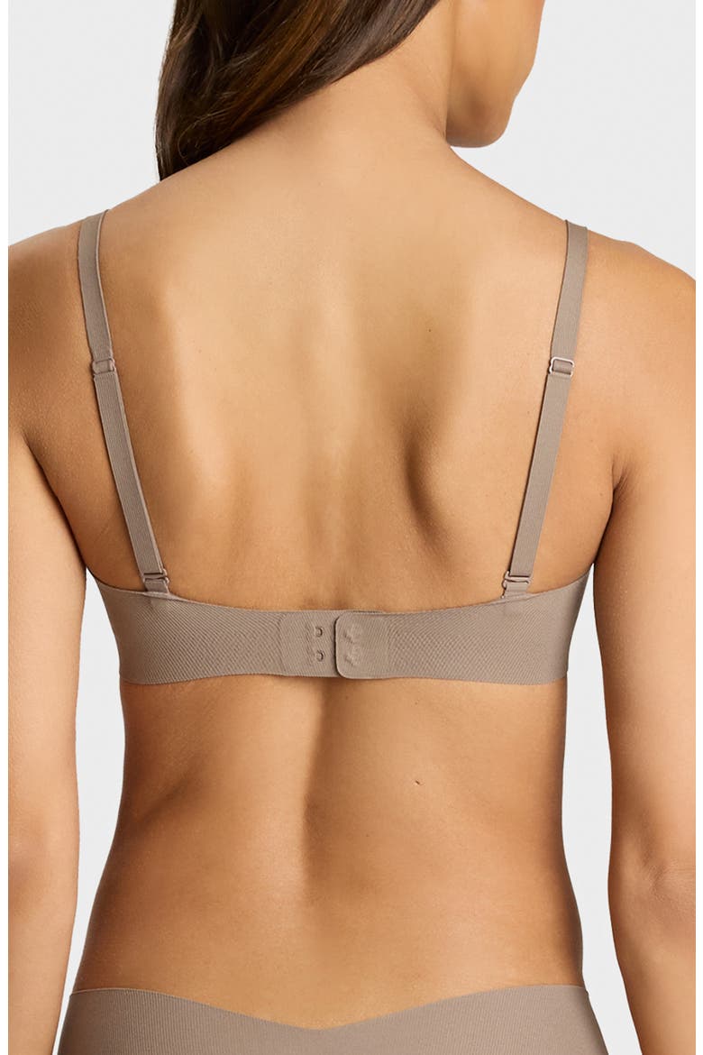 Rib Bralette, Alternate, color, TRUFFLE