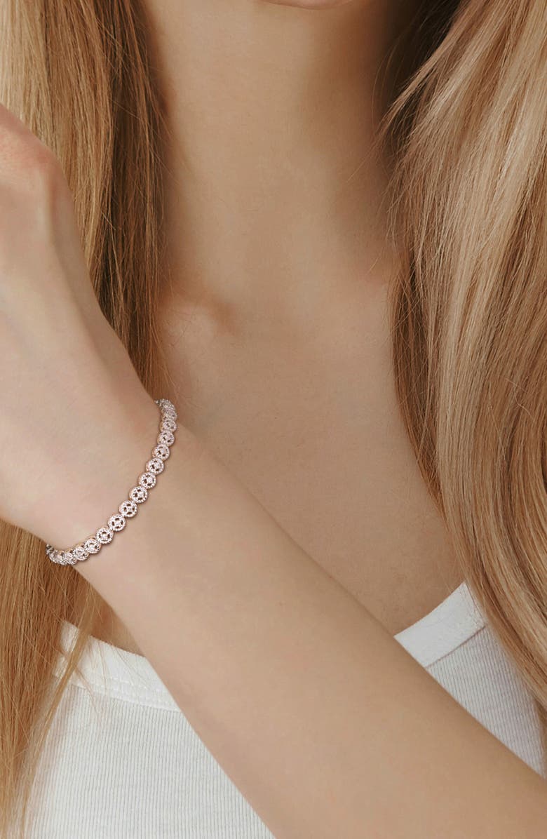 DELMAR Diamond Tennis Bracelet - 0.99ct., Alternate, color, 