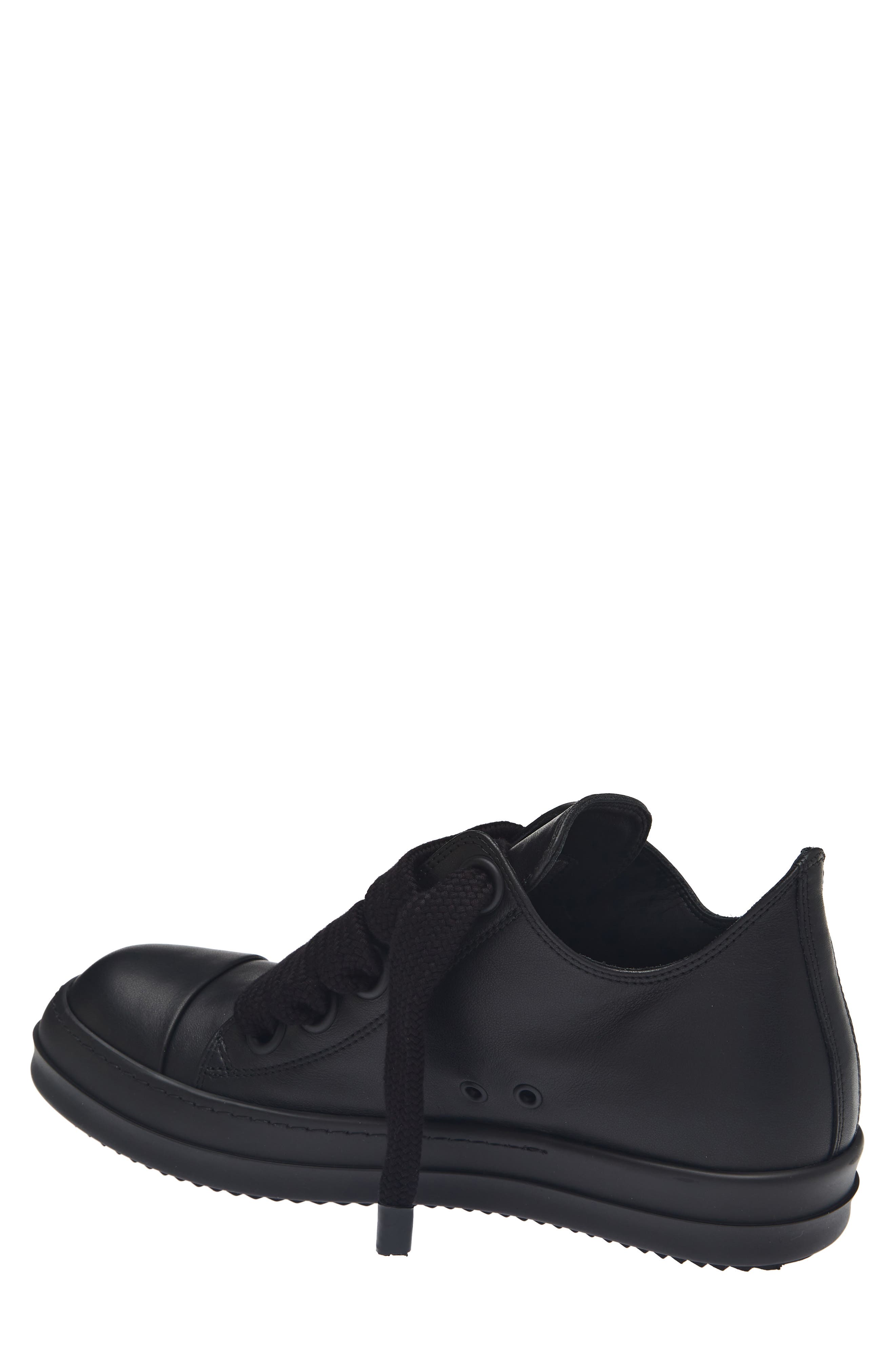 Jumbolace Low Top Sneaker, Alternate, color, ALL BLACK