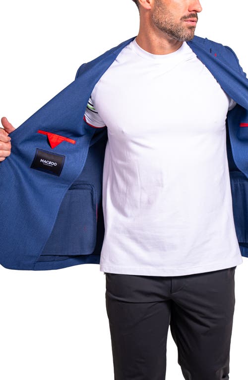Maceoo Descartes Ascension2155 Unconstructed Blazer In Blue
