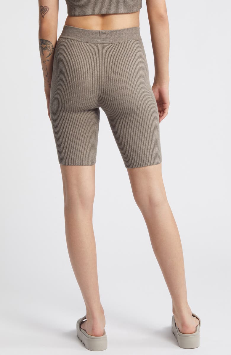 Fear of God Essentials Cotton Blend Rib Bike Shorts, Alternate, color,