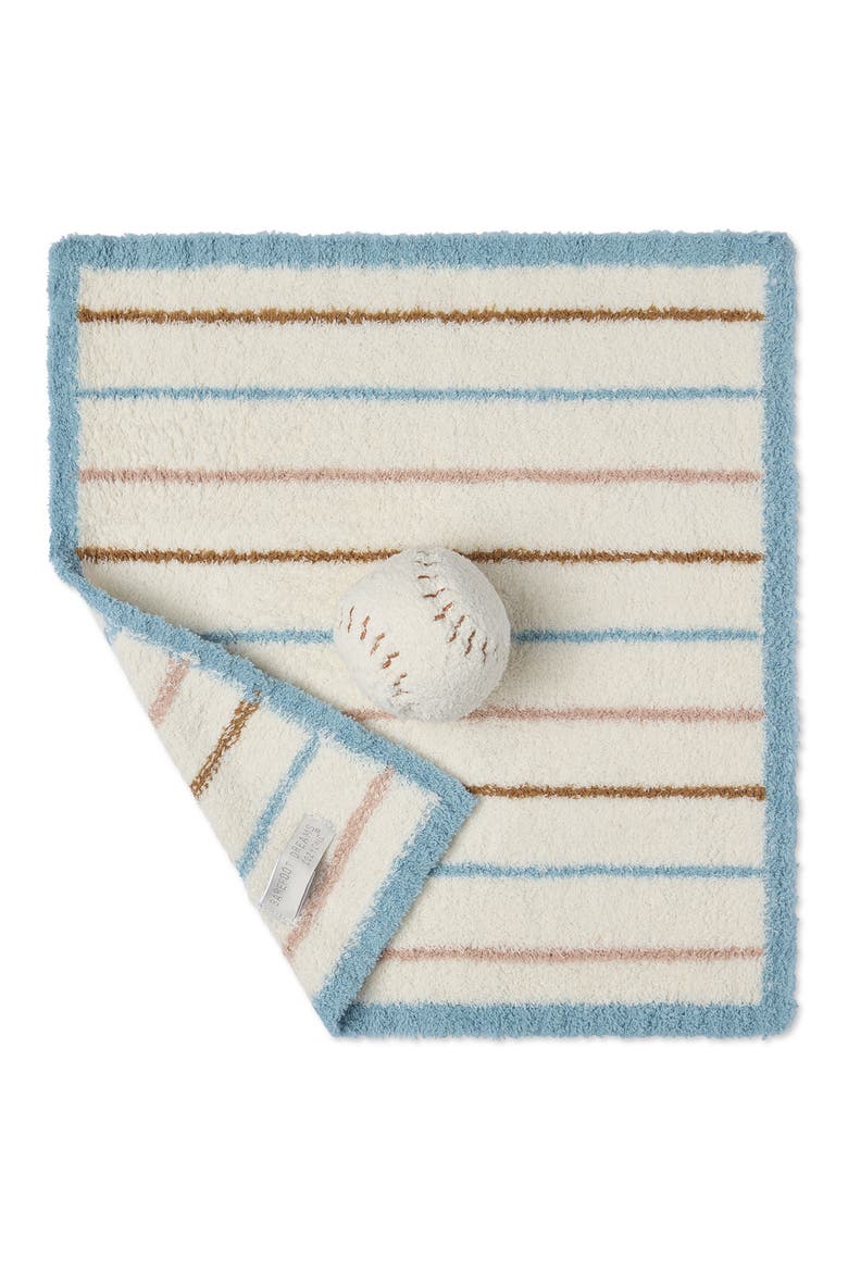 CozyChic® Play Ball Lovey Blanket, Alternate, color, CREAM MULTI