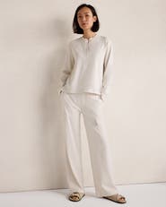 Haven Well Within Organic Cotton Interlock Straight Leg Cargo Pants