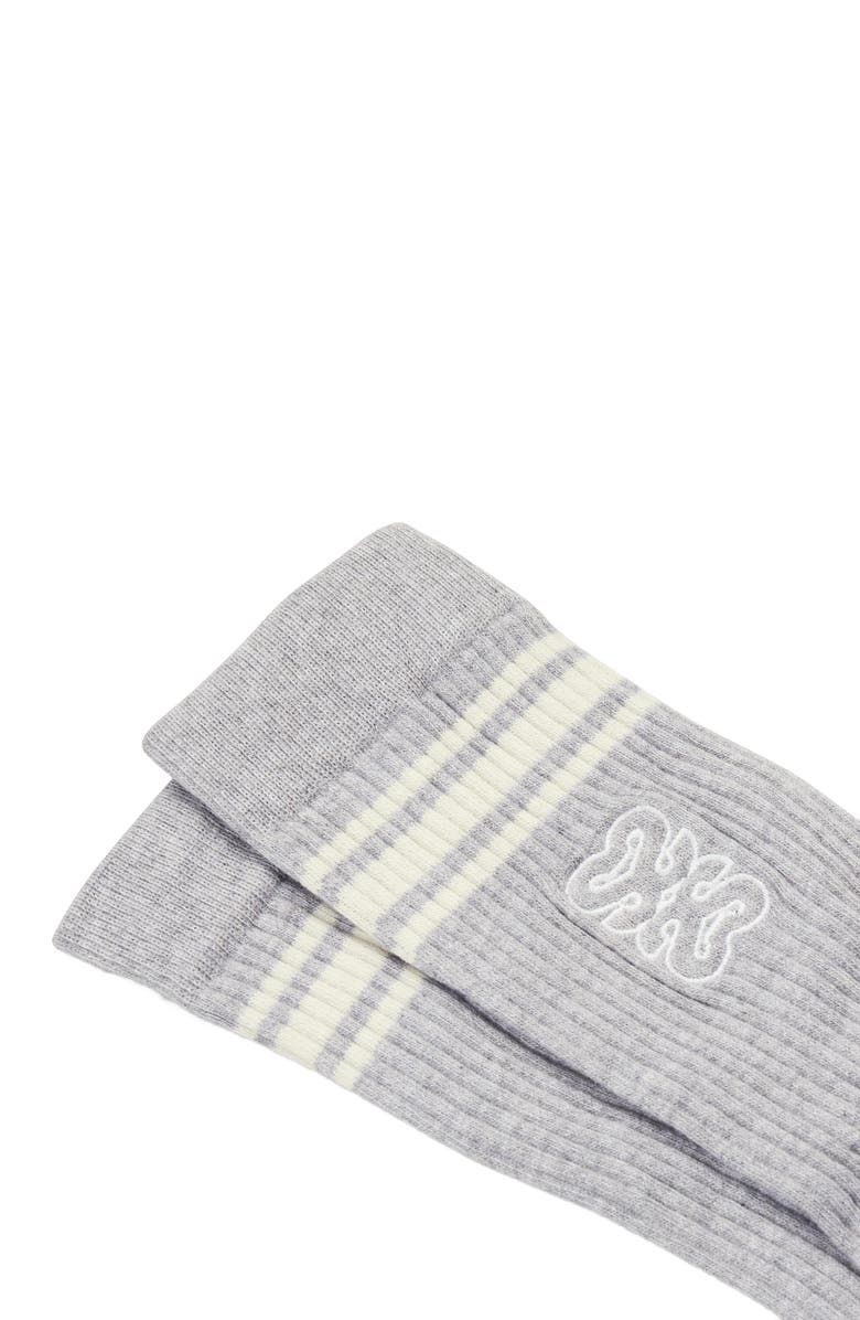 SANDRO Embroidered socks, Alternate, color,