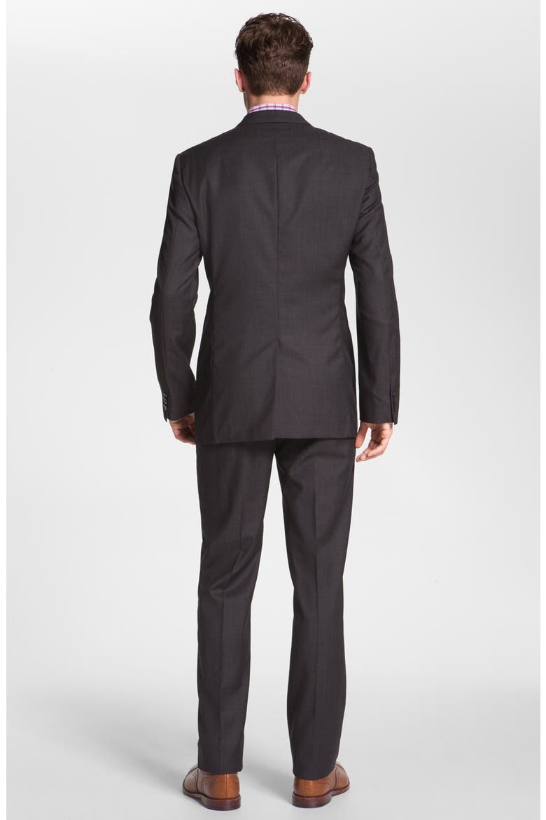 'Jam/Sharp' Trim Fit Dark Grey Suit, Alternate, color, DARK GREY