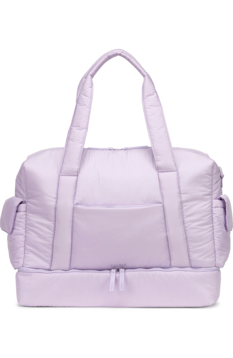 CALPAK Weekender Recycled Nylon Diaper Duffel Bag, Main, color, Orchid