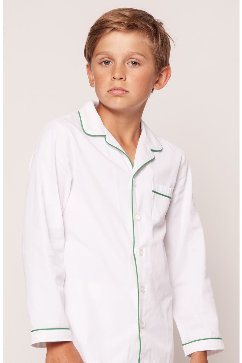 Piping Pajamas, Alternate, color, WHITE