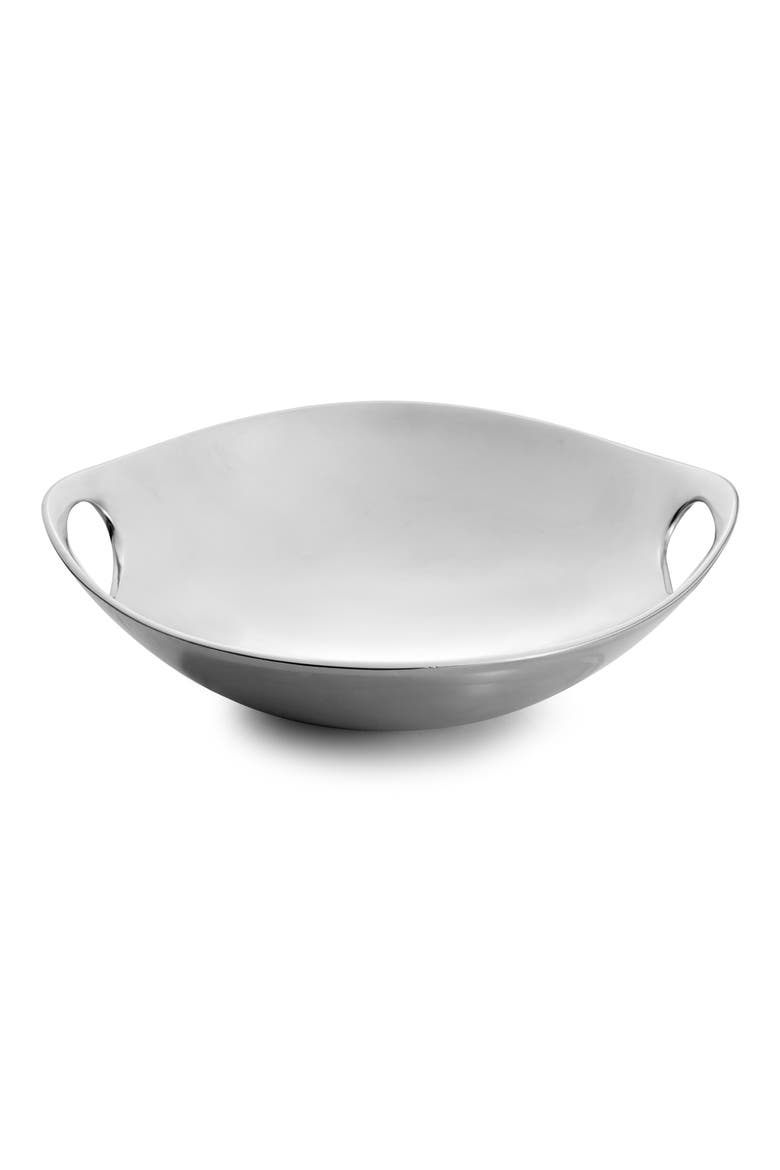 Handled Bowl, Main, color, METALLIC SILVER