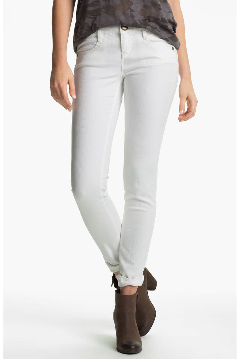 Skinny Jeans, Alternate, color, WHITE