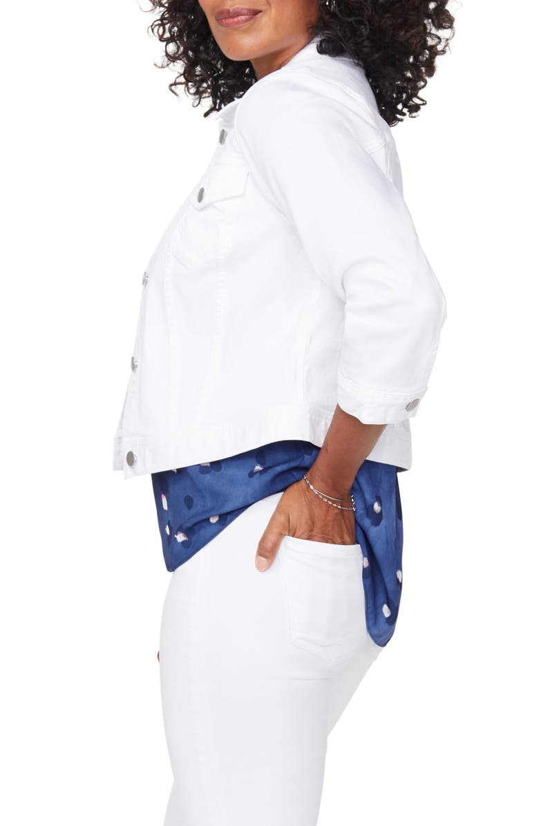 NYDJ Slim Denim Trucker Jacket, Alternate, color, 