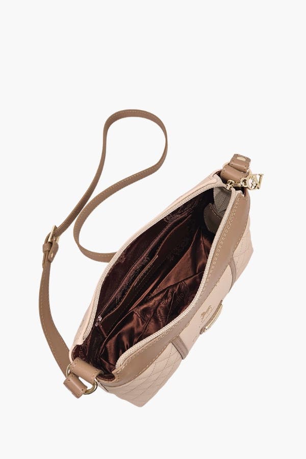 Di Cavallo Crossbody Bag 374, Alternate, color, Beige