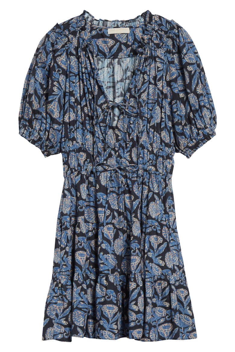 Soffia Print Tiered Dress, Alternate, color, ZINNIA